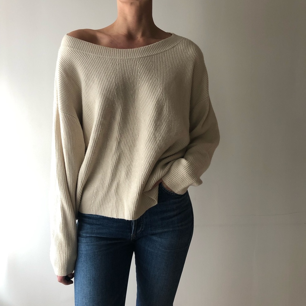 Zara off-the-shoulder sweater